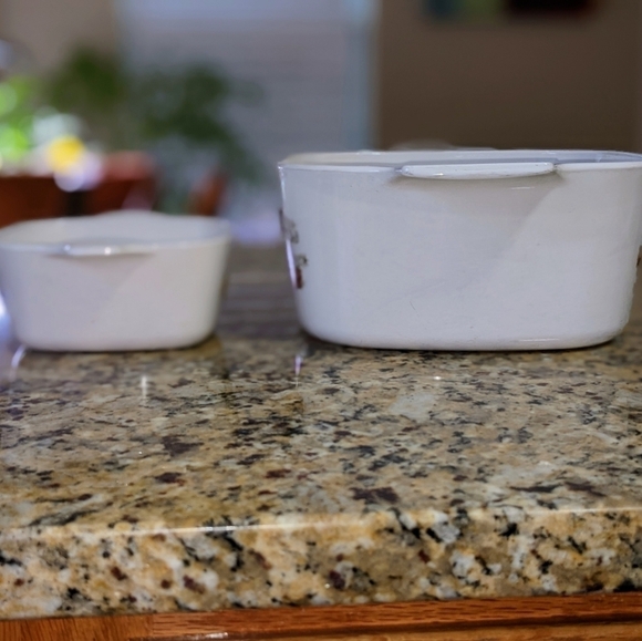 Vintage Corningware 'Spice of Life' Casserole Dishes 3qt and 2/3 cups - Picture 6 of 10